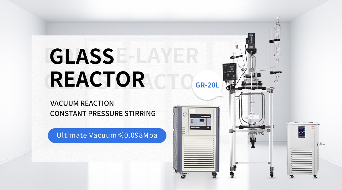 20L S212-20 Wholesale Reaction Equipment Jacketed Double Glass Chemical Reactor