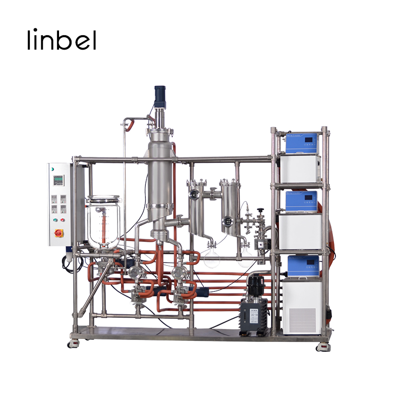 Lab stainless steel material type molecular distillation equipment